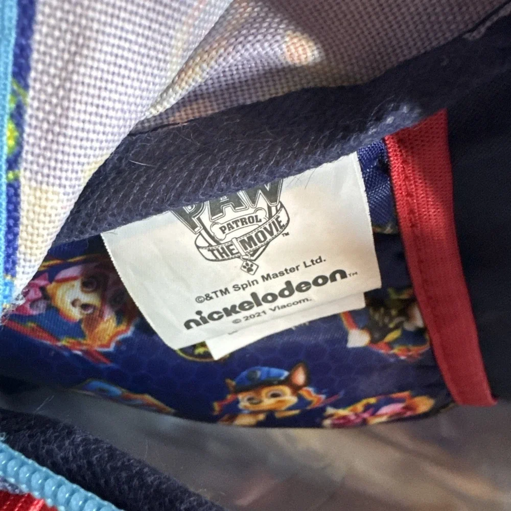 Paw‎ Patrol Nickelodeon Backpack Kid's School Book Bag Zippered Pockets